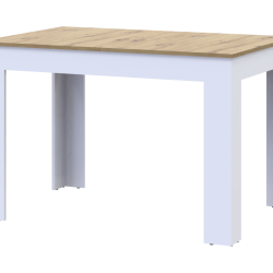 Flint White / Artisan oak dining table